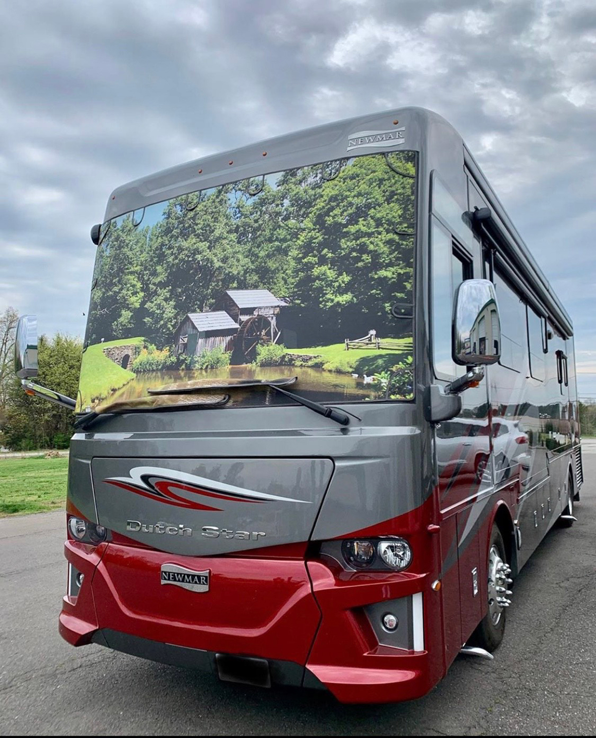 Class A RV Windshield Shade Magne Shade