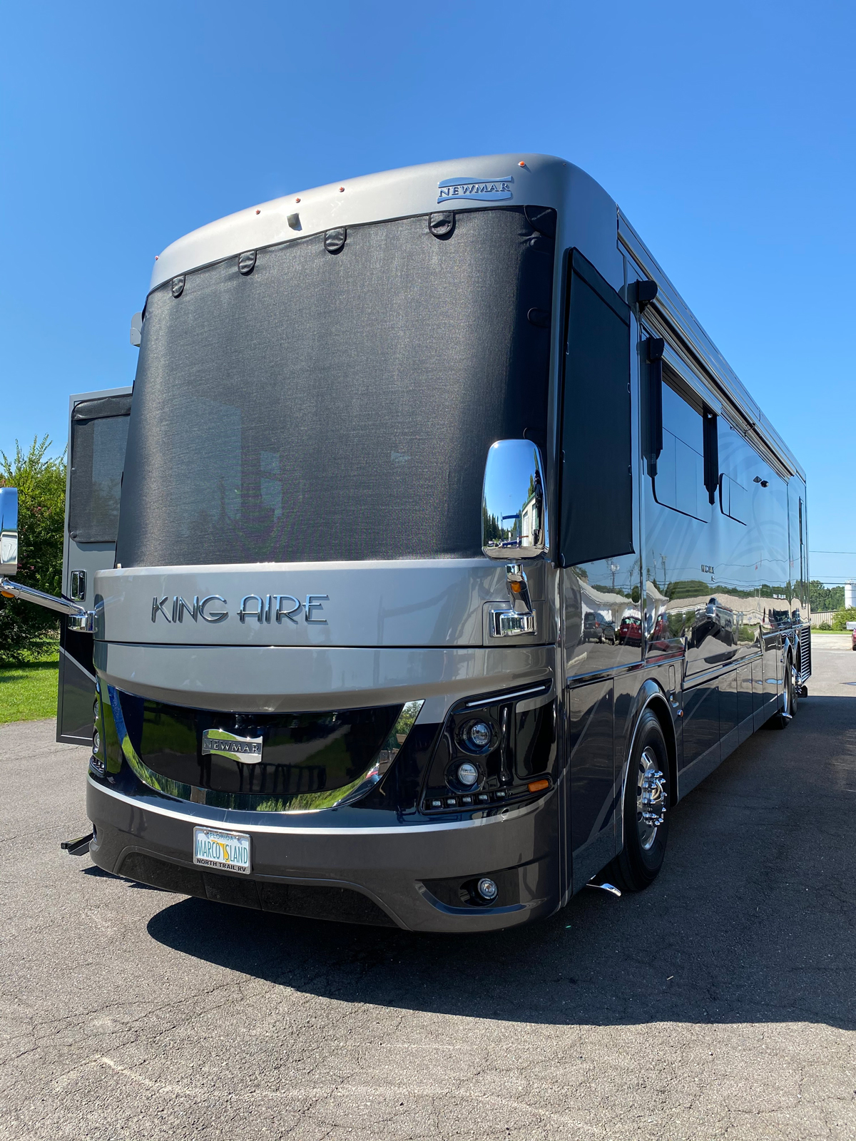 Class A RV Windshield Shade Magne Shade